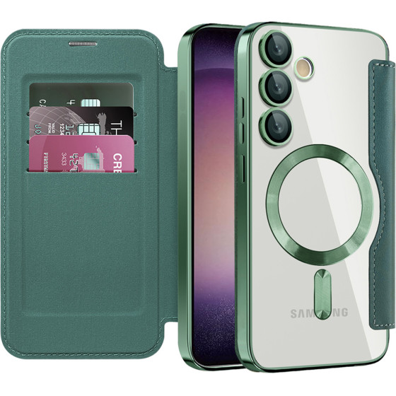 Techsuit - Smartmag Book Case - Samsung Galaxy S23 - Green