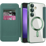 Techsuit - Smartmag Book Case - Samsung Galaxy S23 Fe - Green