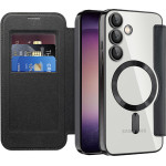 Techsuit - Smartmag Book Case - Samsung Galaxy S23 Plus - Black