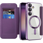 Techsuit - Smartmag Book Case - Samsung Galaxy S23 Plus - Purple