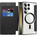 Techsuit - Smartmag Book Case - Samsung Galaxy S23 Ultra - Black