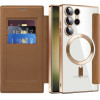 Techsuit - Smartmag Book Case - Samsung Galaxy S23 Ultra - Brown