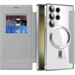 Techsuit - Smartmag Book Case - Samsung Galaxy S23 Ultra - Gray