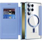 Techsuit - Smartmag Book Case - Samsung Galaxy S23 Ultra - Light Blue