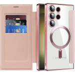 Techsuit - Smartmag Book Case - Samsung Galaxy S23 Ultra - Pink