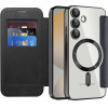 Techsuit - Smartmag Book Case - Samsung Galaxy S24 Fe - Black