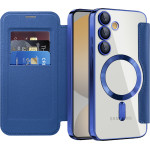 Techsuit - Smartmag Book Case - Samsung Galaxy S24 Fe - Blue