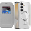 Techsuit - Smartmag Book Case - Samsung Galaxy S24 Fe - Gray