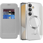 Techsuit - Smartmag Book Case - Samsung Galaxy S24 Fe - Gray