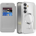 Techsuit - Smartmag Book Case - Samsung Galaxy S24 Plus - Gray