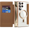 Techsuit - Smartmag Book Case - Samsung Galaxy S24 Ultra - Brown