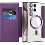 Techsuit - Smartmag Book Case - Samsung Galaxy S24 Ultra - Purple