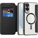 Techsuit - Smartmag Book Case - Samsung Galaxy S25 Edge - Black