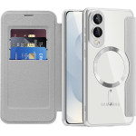 Techsuit - Smartmag Book Case - Samsung Galaxy S25 Edge - Gray