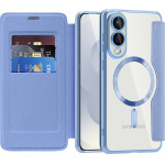 Techsuit - Smartmag Book Case - Samsung Galaxy S25 Edge - Light Blue