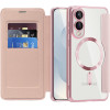 Techsuit - Smartmag Book Case - Samsung Galaxy S25 Edge - Pink