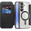 Techsuit - Smartmag Book Case - Samsung Galaxy S25 Plus - Black