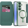 Techsuit - Smartmag Book Case - Samsung Galaxy S25 Plus - Green
