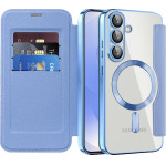 Techsuit - Smartmag Book Case - Samsung Galaxy S25 Plus - Light Blue