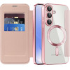 Techsuit - Smartmag Book Case - Samsung Galaxy S25 Plus - Pink
