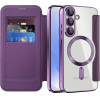 Techsuit - Smartmag Book Case - Samsung Galaxy S25 Plus - Purple