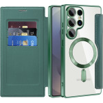 Techsuit - Smartmag Book Case - Samsung Galaxy S25 Ultra - Green