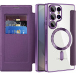 Techsuit - Smartmag Book Case - Samsung Galaxy S25 Ultra - Purple