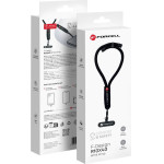 FORCELL F-Design R10X40 Wrist Phone Lanyard With Adjustable Length (Max 20cm In The loop) black