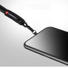 FORCELL F-Design R10X40 Wrist Phone Lanyard With Adjustable Length (Max 20cm In The loop) black