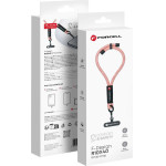 FORCELL F-Design R10X40 Wrist Phone Lanyard With Adjustable Length (Max 20cm In The loop) Pink white