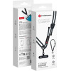 FORCELL F-Design S10X165 Crossbody Phone Lanyard With Adjustable Length (Max 82,5cm In The loop) black