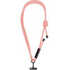 FORCELL F-Design S10X165 Crossbody Phone Lanyard With Adjustable Length (Max 82,5cm In The loop) Pink white