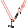 FORCELL F-Design S10X165 Crossbody Phone Lanyard With Adjustable Length (Max 82,5cm In The loop) Pink white