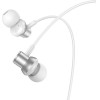 Hoco Wire Earphones Jack 3,5 Mm With Microphone M110 silver