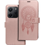 Mezzo Book Case For Xiaomi Redmi Note 14 5G Dreamcatcher Rose Gold OEM