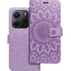 Mezzo Book Case For Xiaomi Redmi Note 14 5G Mandala Purple OEM