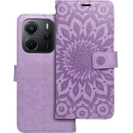 Mezzo Book Case For Xiaomi Redmi Note 14 5G Mandala Purple OEM