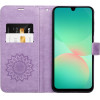 Mezzo Book Case For Xiaomi Redmi Note 14 5G Mandala Purple OEM