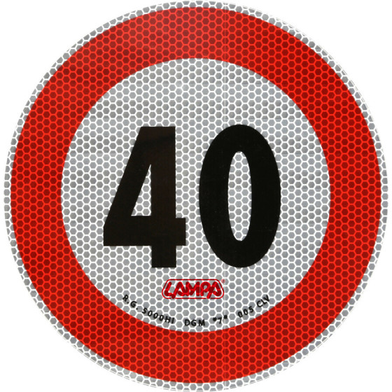 Lampa ���� ��������� ����������� 40km/h ����������� - 1 ���. - (97935)