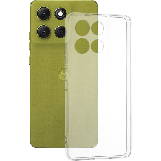 Techsuit - Clear Silicone - Motorola Moto G86 - Transparent