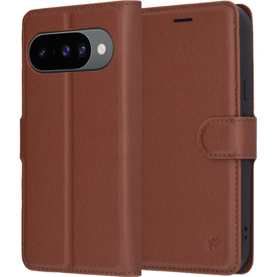 Techsuit - Leather Folio - Google Pixel 10 / 10 Pro - Brown