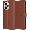 Techsuit - Leather Folio - Honor 400 - Brown