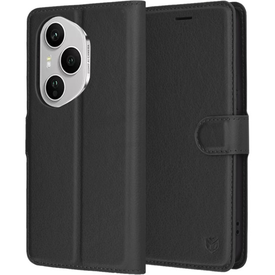 Techsuit - Leather Folio - Honor 400 Pro - Black