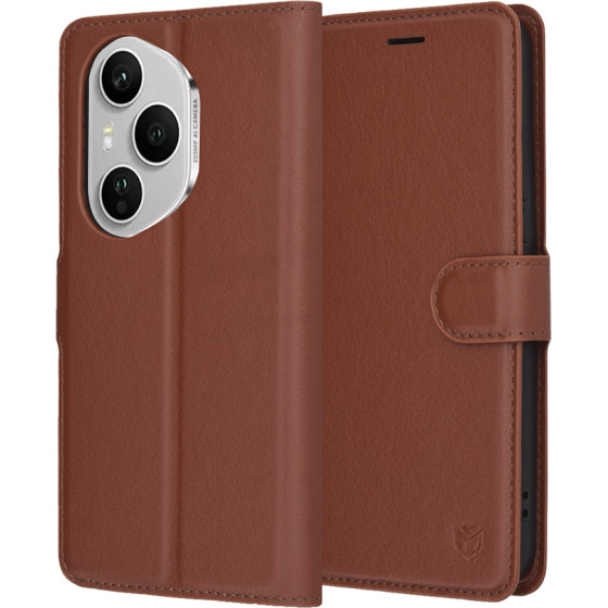 Techsuit - Leather Folio - Honor 400 Pro - Brown