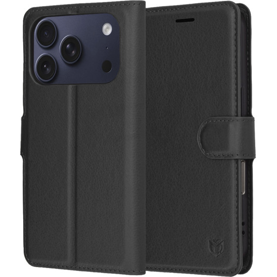 Techsuit - Leather Folio - Iphone 17 Pro - Black