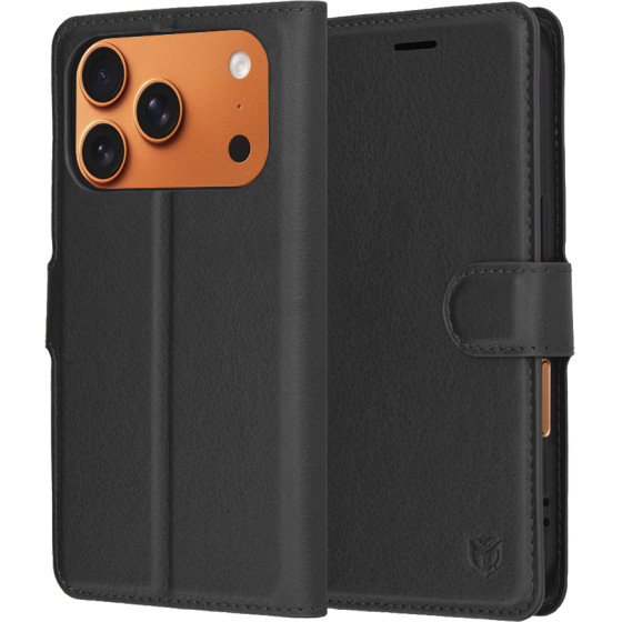 Techsuit - Leather Folio - Iphone 17 Pro Max - Black