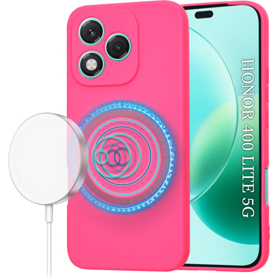 Techsuit - Softflex Magsafe - Honor 400 Lite - Hot Pink