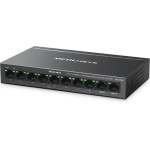 Mercusys Desktop Switch 8x 10/100MBps PoE+, 2x Gigabit, Ver. 1.0 - (MS110CMP)