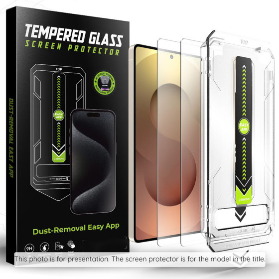 Techsuit - Titanglass Crystalhd (2 pack) - Samsung Galaxy S25 Ultra - Clear