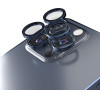 Etteri Camera Lens Protector For Iphone 15 Pro / 15 Pro Max Deep blue